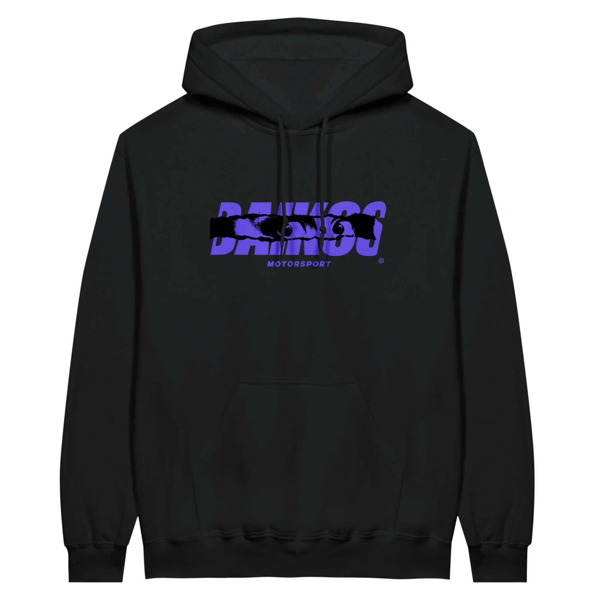 Hoodie DAIKOS INSOMNIA NOIR streetwear moto logo DAIKOS bleu