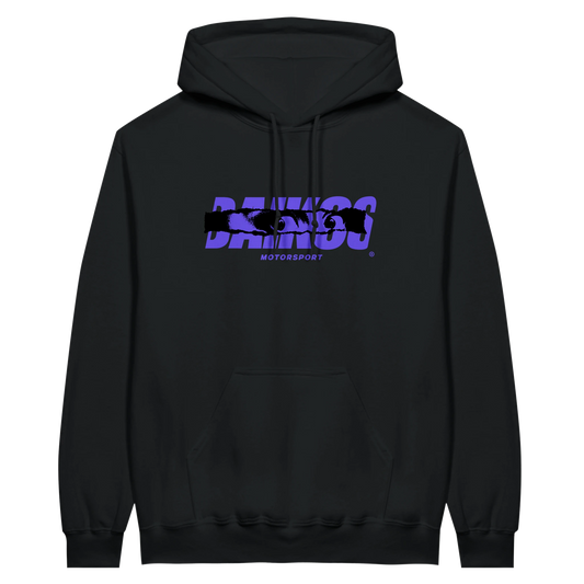 Hoodie DAIKOS INSOMNIA NOIR streetwear moto logo DAIKOS bleu