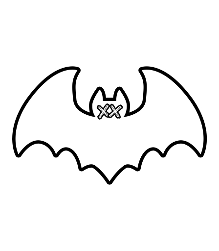 Logo DAIKOS Motorsport en forme de chauve souris fantasmagorique