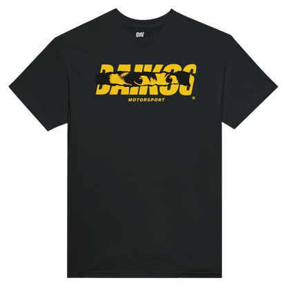 T-shirt DAIKOS CBR 1000 RR noir streetwear moto logo DAIKOS jaune