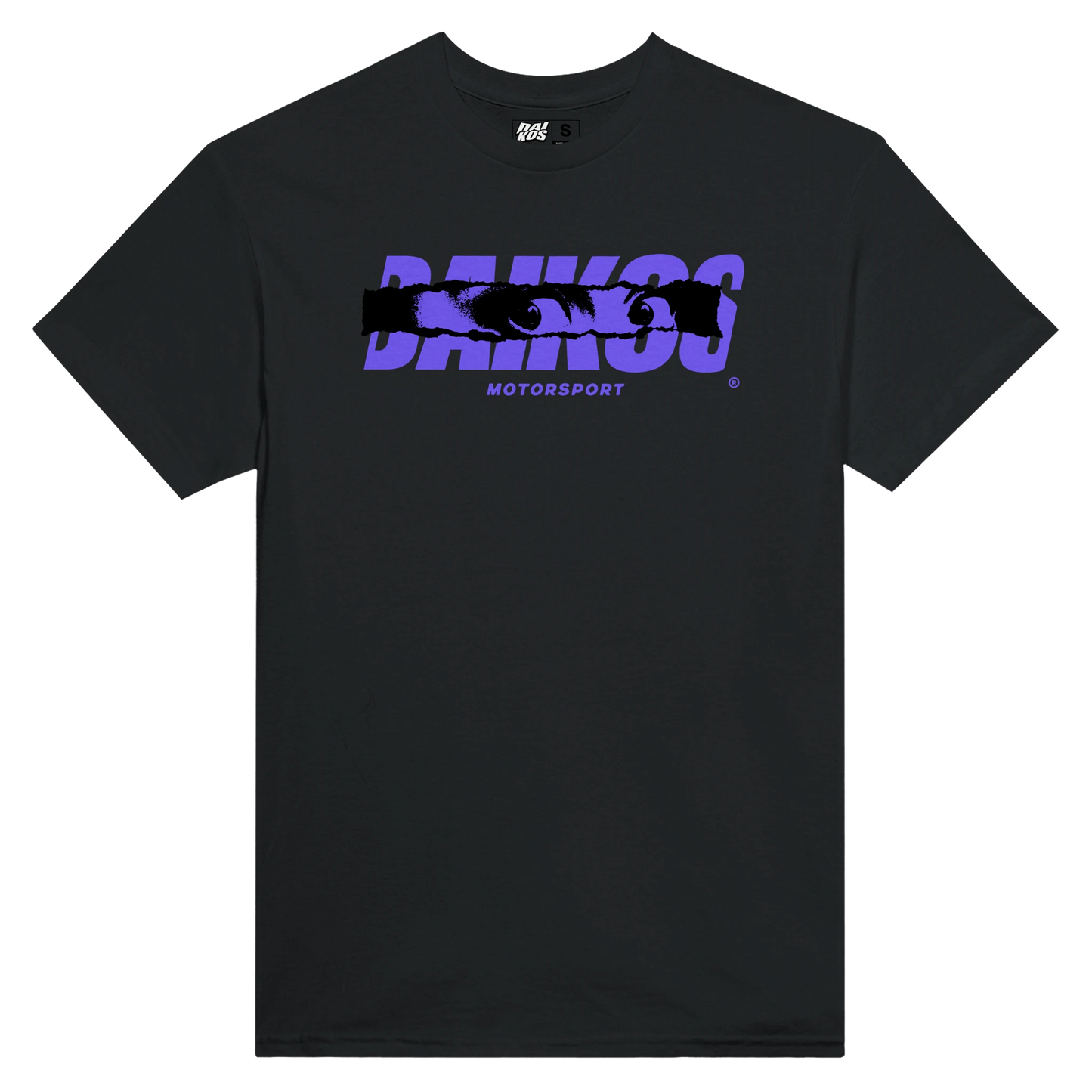 T-shirt DAIKOS INSOMNIA NOIR streetwear moto logo DAIKOS bleu