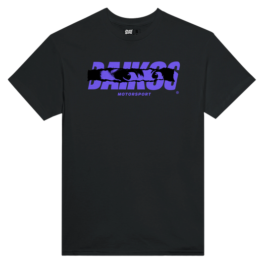 T-shirt DAIKOS INSOMNIA NOIR streetwear moto logo DAIKOS bleu