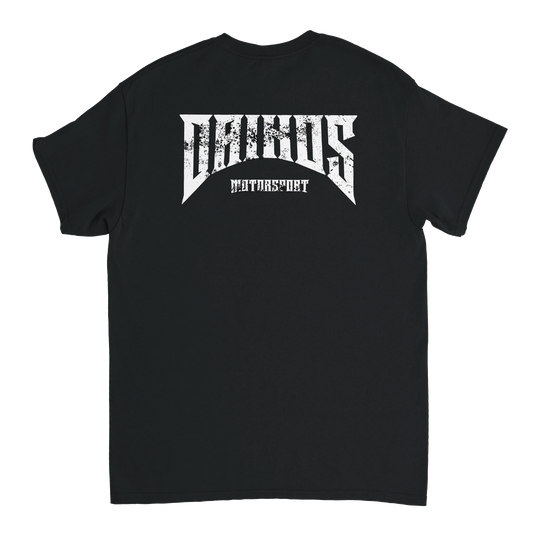 T-shirt DAIKOS ORIGIN noir avec logo DAIKOS Motorsport au dos