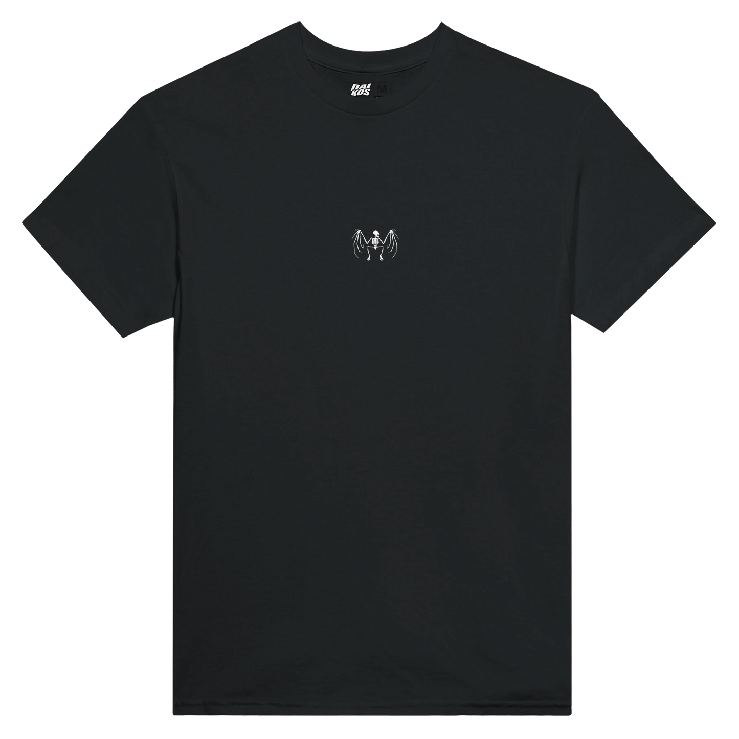 T-shirt DAIKOS ORIGIN noir streetwear motorsport avec logo minimaliste