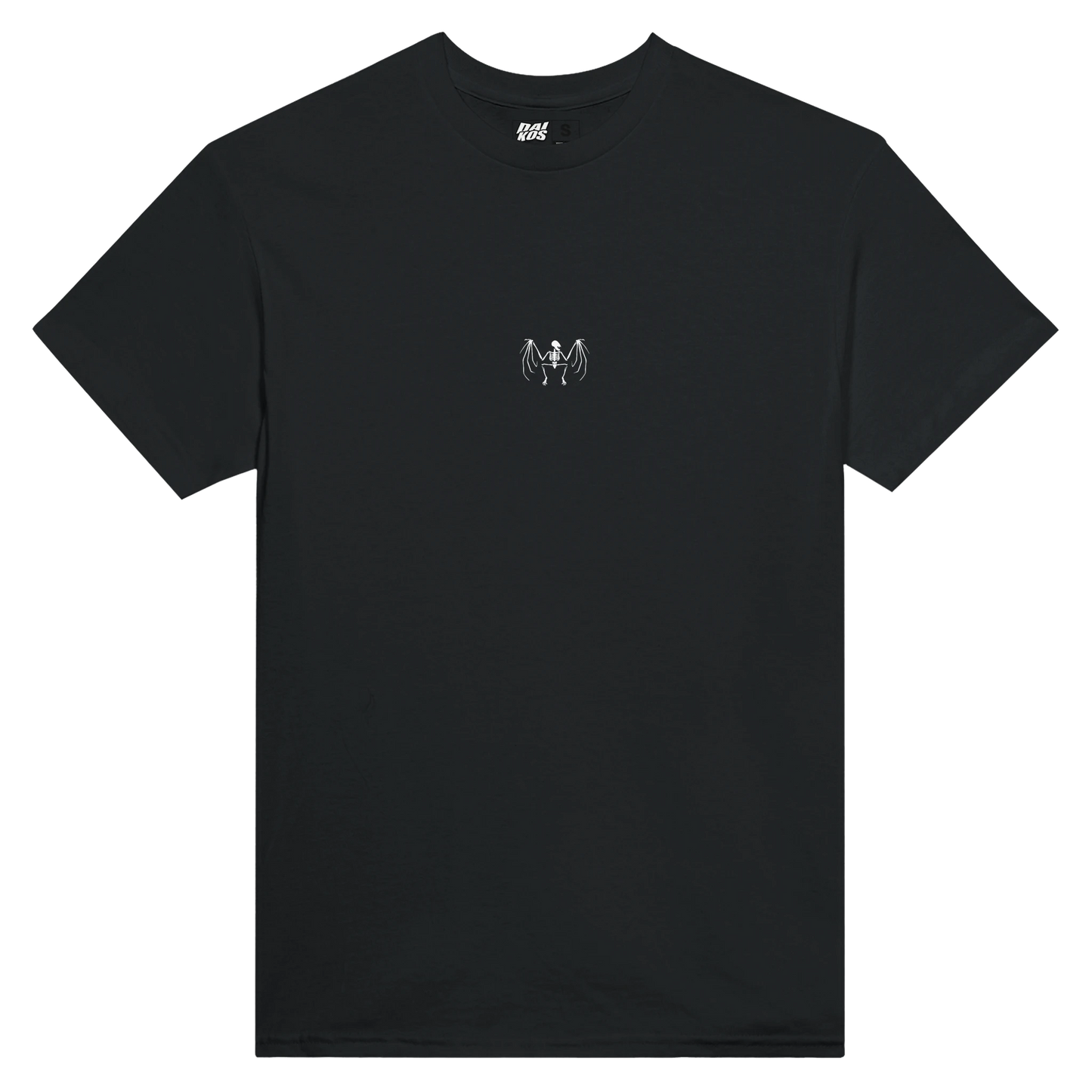 T-shirt DAIKOS ORIGIN noir streetwear motorsport avec logo minimaliste