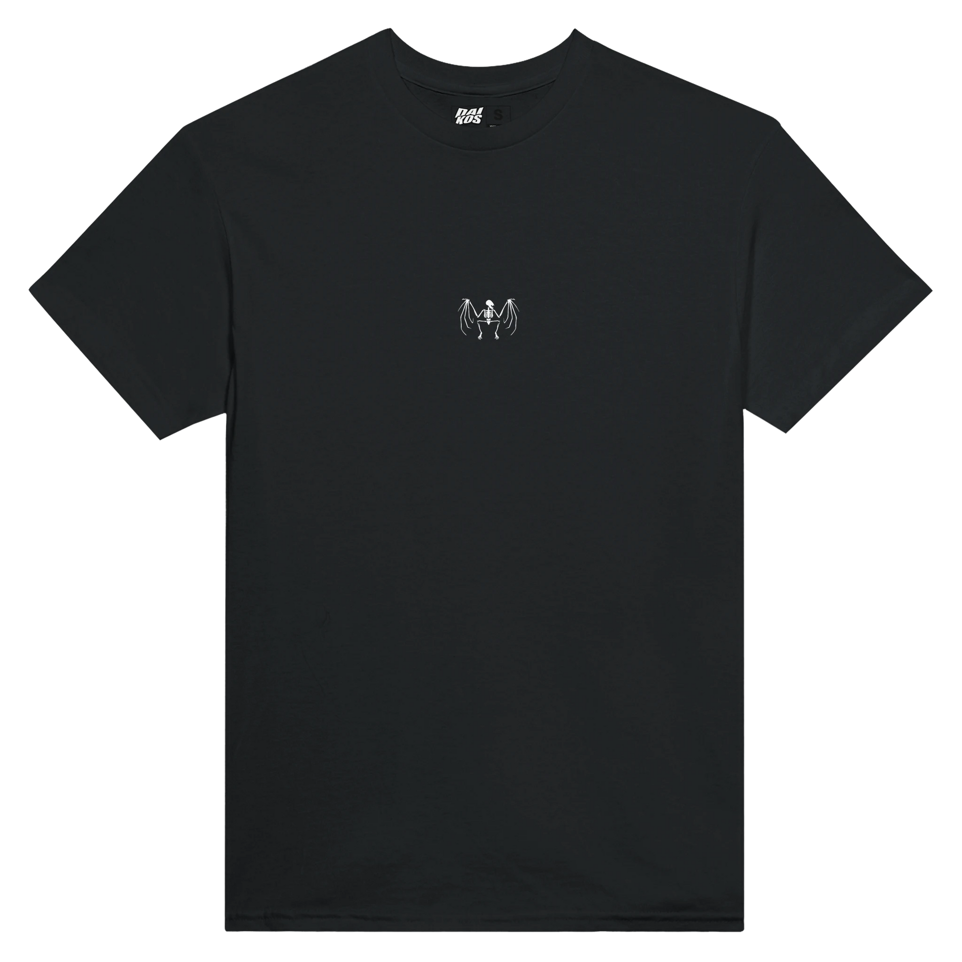 T-shirt DAIKOS ORIGIN noir streetwear motorsport avec logo minimaliste