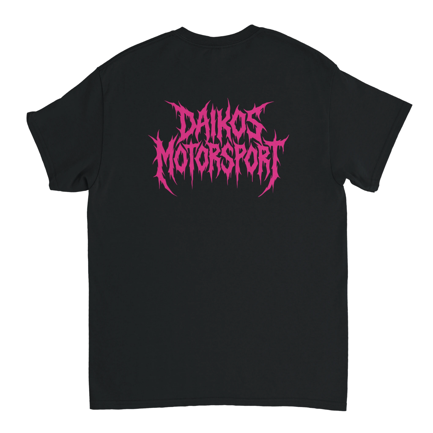 T-shirt DAIKOS Phantom noir avec logo DAIKOS Motorsport design agressif