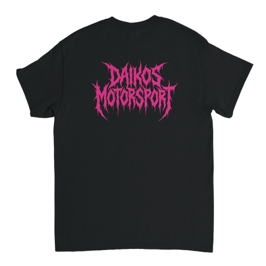 T-shirt DAIKOS Phantom noir avec logo DAIKOS Motorsport design agressif